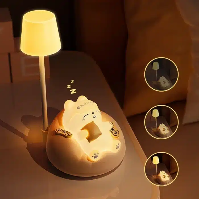 Veilleuse bébé chat 1