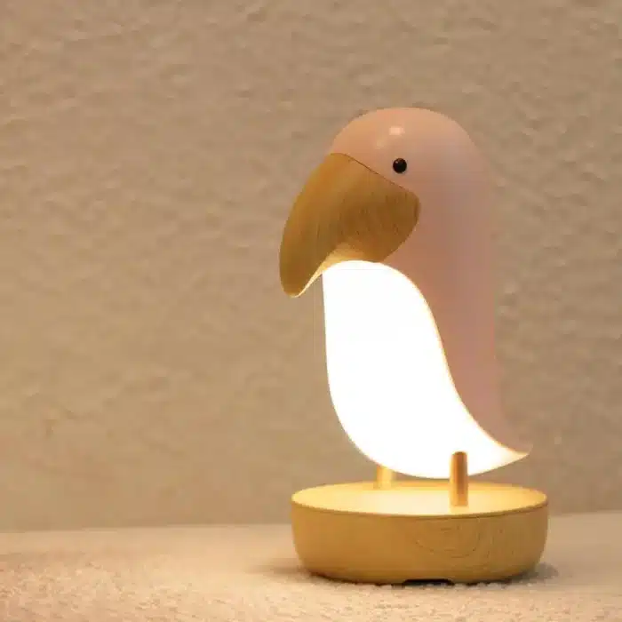 Veilleuse toucan en bois 4