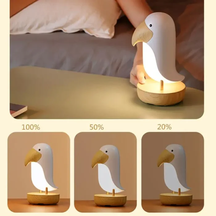 Veilleuse toucan en bois 5