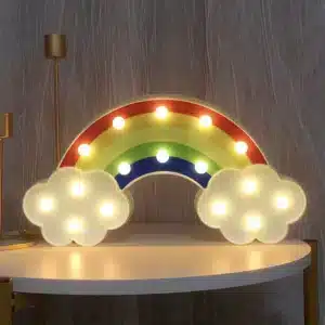 Lampe arc en ciel veilleuse 1