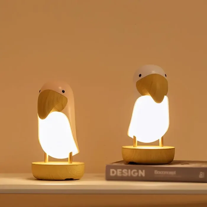 Veilleuse toucan en bois 2