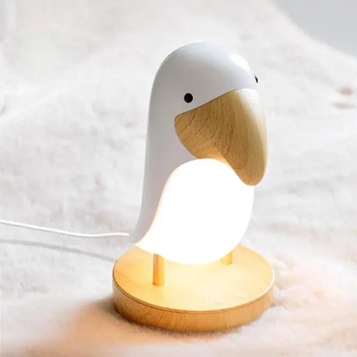 Veilleuse toucan en bois 6