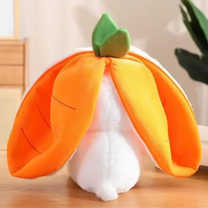 Lapin fraise peluche 2